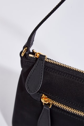 Pochette en cuir de veau Pouch - Noir