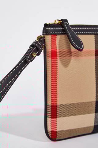 Pochette en cuir New Peyton - Archive beige