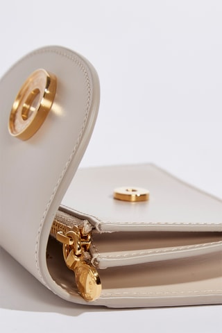 Portefeuille en cuir de veau Amber - Limestone