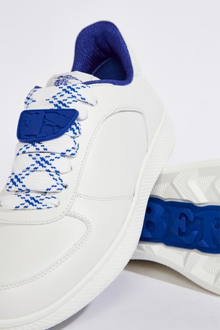 Baskets en cuir de veau Terrace - Blanc