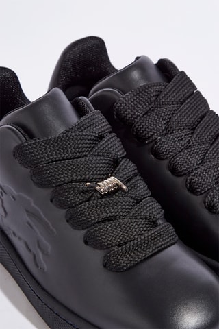 Baskets en cuir de veau Mf Box - Noir