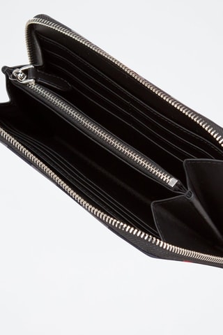 Compagnon Large Zig Check Bin - Bleu marine et gris clair