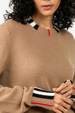 Pull en laine et en cachemire Eyre - Archive beige
