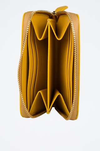 Portefeuille en cuir Marigold - Jaune