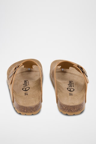 Sandali in pelle - Marrone