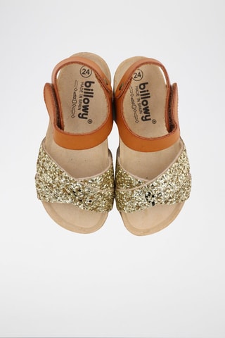 Sandali Rosso - Marrone e dorato