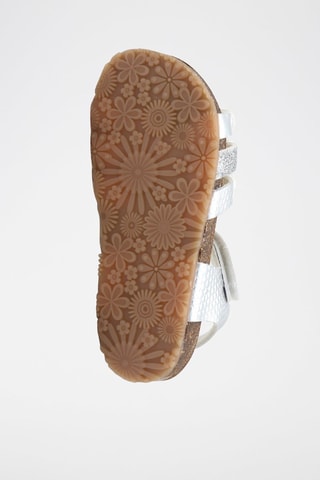 Sandali Rosso - Argentato