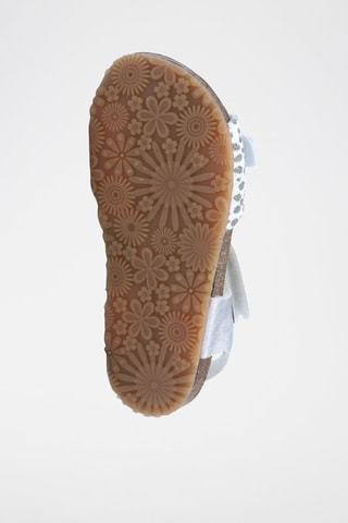 Sandali Rosso - Argentato e bianco