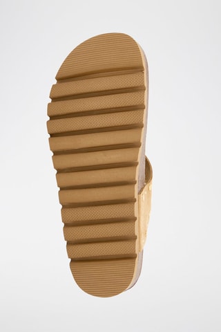 Sandali in pelle scamosciata - Marrone