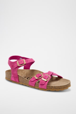 Sandali in pelle - Rosa