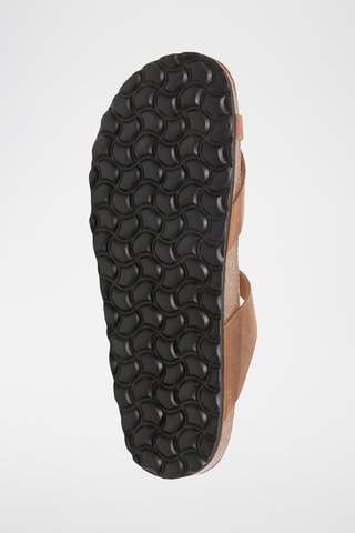 Sandali in pelle - Marrone