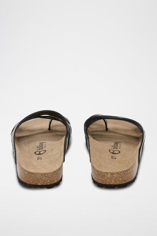 Sandali in pelle - Nero