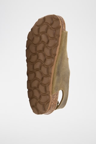 Sandali in pelle - Kaki