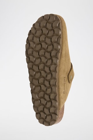 Sabot in pelle scamosciata Zueco - Cammello