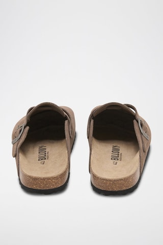 Sabot in pelle scamosciata Zueco - Marrone