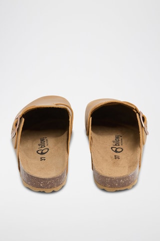 Sabot in pelle - Marrone