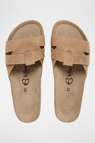 Ciabatte in pelle - Beige