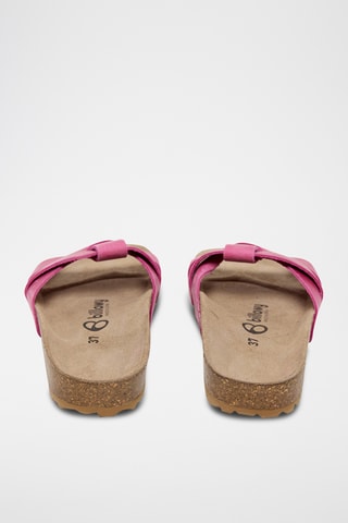 Ciabatte in pelle - Rosa