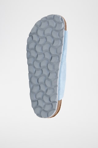Ciabatte in pelle - Azzurro