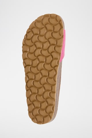 Ciabatte in pelle - Fucsia