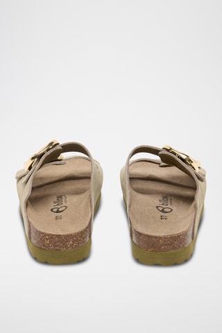 Ciabatte in pelle - Beige