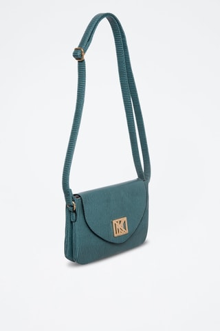 Borsa a tracolla Sarah - Blu e dorato