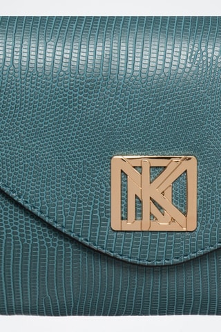 Borsa a tracolla Sarah - Blu e dorato