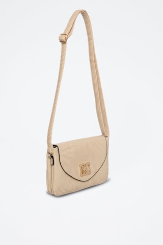 Borsa a tracolla Sarah - Beige e dorato