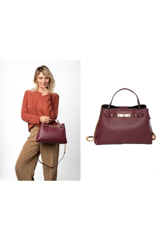 Borsa a mano Akira - Viola