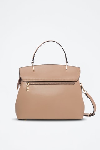 Borsa a mano in pelle Ninon - Marrone chiaro