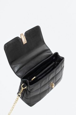 Borsa a tracolla in pelle Fleurus - Nero