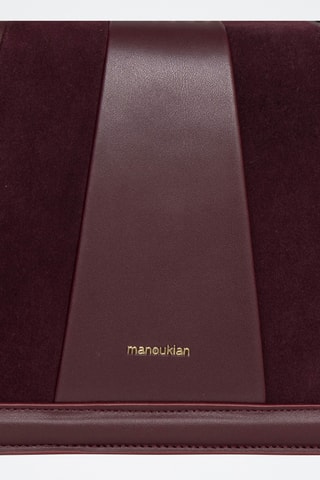 Borsa a tracolla in pelle Vered - Bordeaux