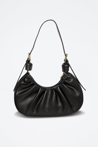 Borsa a spalla in pelle Enola - Nero