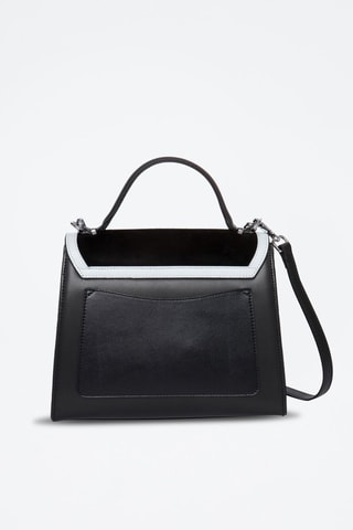 Borsa a mano in pelle Kaly - Nero