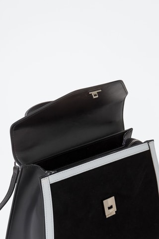 Borsa a mano in pelle Kaly - Nero