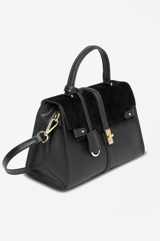 Borsa a mano in pelle Metropolis - Nero