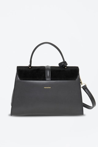 Borsa a mano in pelle Metropolis - Nero