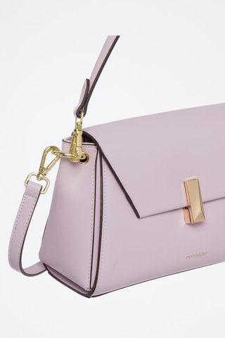 Borsa a mano in pelle Kacy - Viola