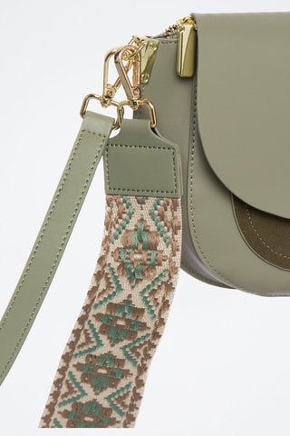 Borsa a tracolla in pelle Ashley - Verde