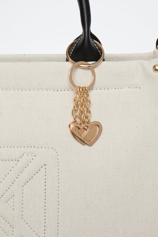 Sac à main Anaïs - Blanc et noir