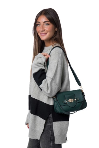 Borsa a spalla Romana  - Verde