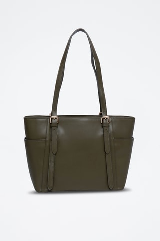 Borsa a spalla in pelle Carambole - Kaki