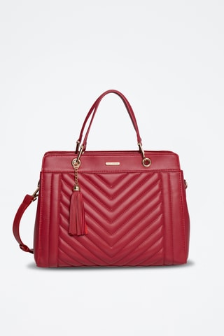 Borsa a mano in pelle Beaumont - Rosso