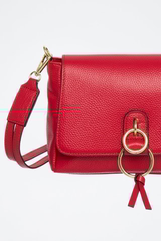 Borsa a tracolla in pelle Sophia - Rosso
