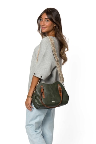 Borsa a spalla Tamar - Verde scuro
