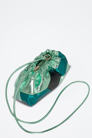 Borsa a tracolla Tina - Nero, blu e verde