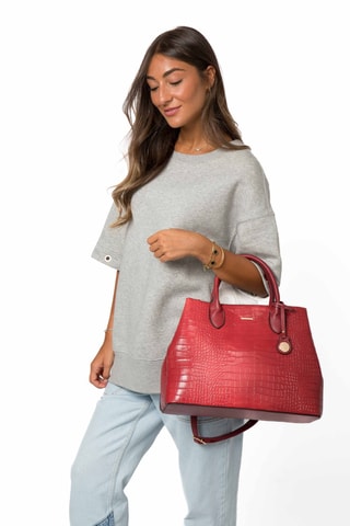 Borsa a mano Calandra  - Bordeaux