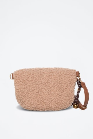 Borsa a tracolla Amiel - Beige e marrone