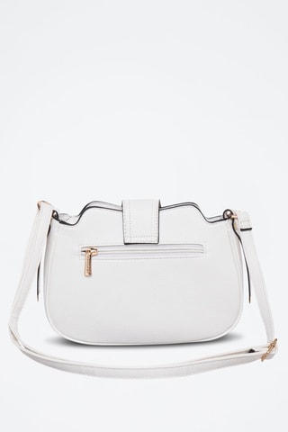 Borsa a tracolla Tricia - Bianco e dorato