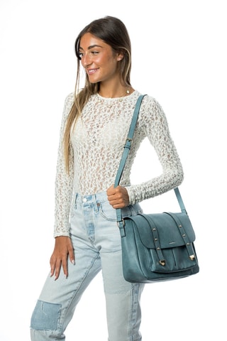 Borsa a tracolla Jude - Blu e dorato